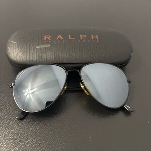 Vintage Ralf Lauren Aviator Dark Sunglasses